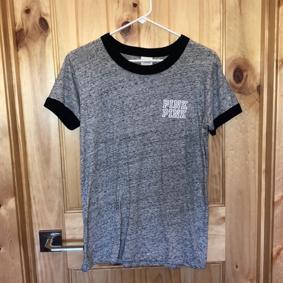 PINK Victoria's Secret Tops - grey PINK t-shirt